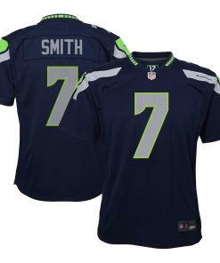 Geno Smith Seattle Seahawks Nike Youth Game Jersey - College Navy