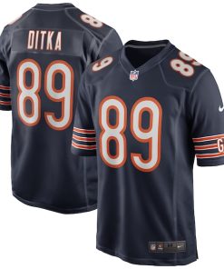 Mike Ditka Chicago Bears Nike Game Retired Player Jersey - Navy/Orange/White