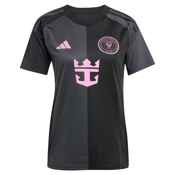 Lionel Messi Inter Miami CF adidas Women's 2025 The Fortitude Kit Replica Player Jersey - Black - Image 2