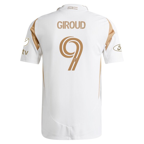 Olivier Giroud LAFC adidas 2025 Secondary Authentic Player Jersey - White - Image 3