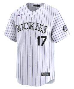 Alternative view of Todd Helton Colorado Rockies Nike Home Limited Player Jersey - White
