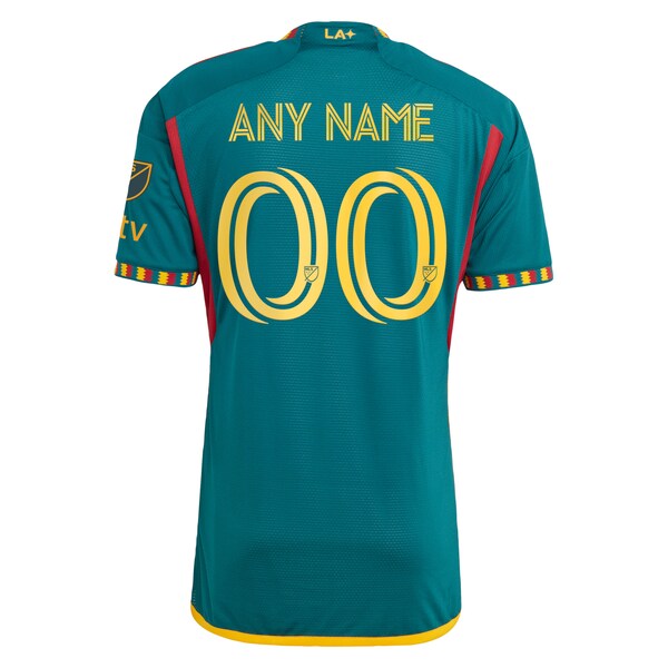 LA Galaxy adidas 2024 LA Kit Authentic Custom Jersey - Green - Image 3