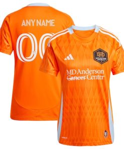 Houston Dynamo FC adidas Women's 2025 Season 20 Replica Custom Jersey - Orange
