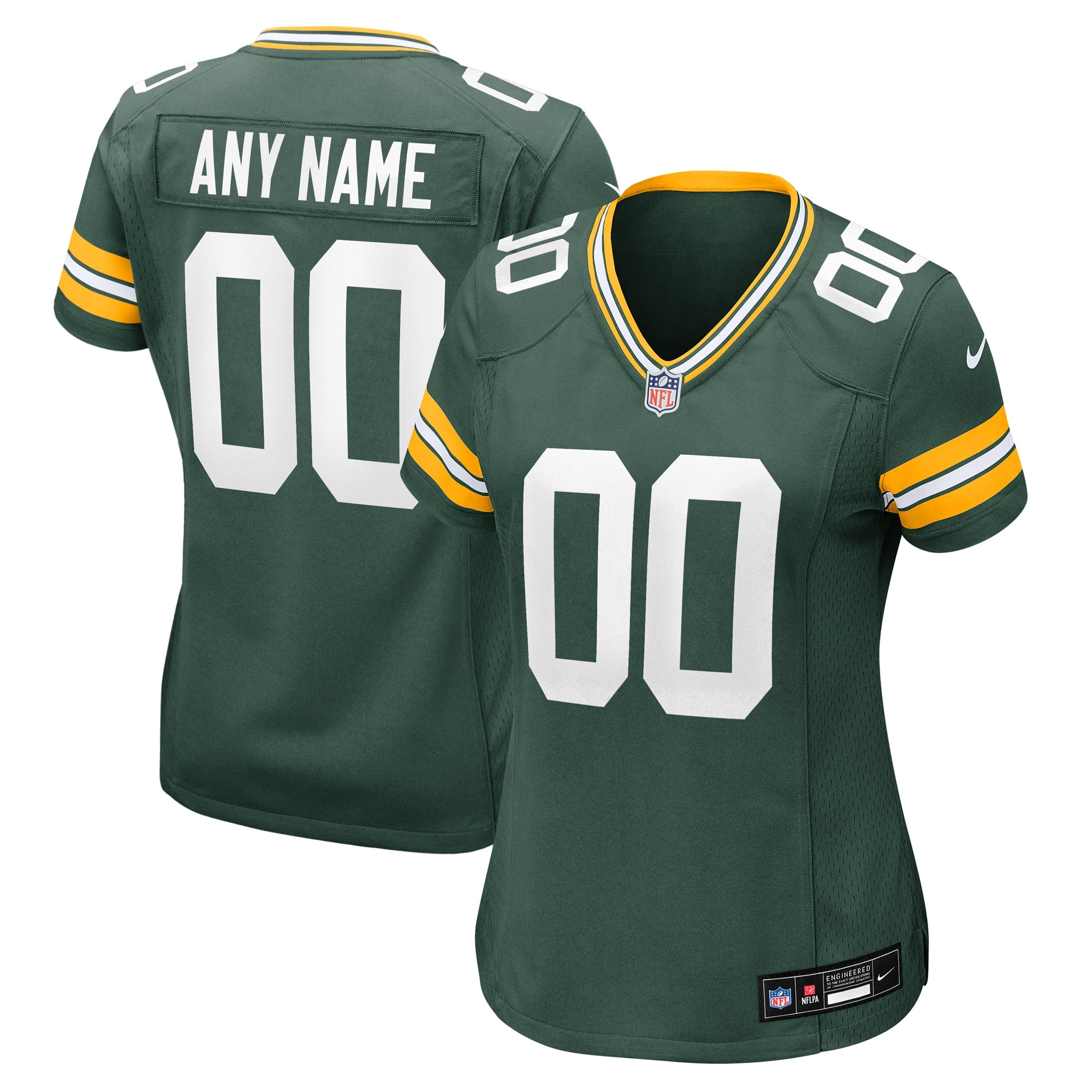 Green Bay Packers Nike Women's The 1923 Classic Game Custom Jersey - Navy/Green - Image 3