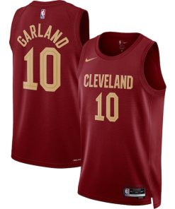 Darius Garland Cleveland Cavaliers Nike Unisex Swingman Jersey - Icon Edition - Wine/White