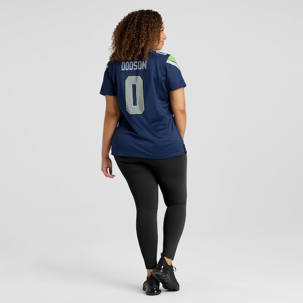 Tyrel Dodson Seattle Seahawks Nike Women's Team Game Jersey - College Navy - Image 7
