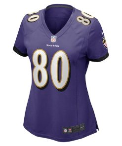 Alternative view of Isaiah Likely Baltimore Ravens Nike Women's Player Game Jersey - Purple