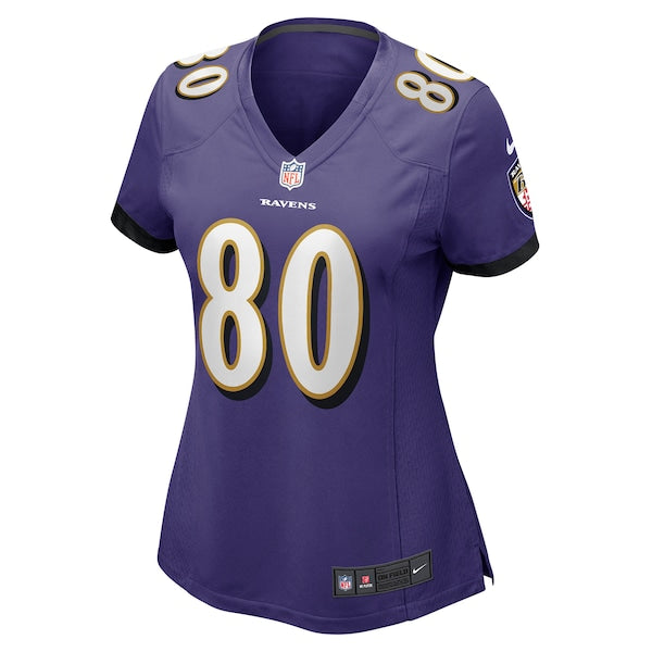 Isaiah Likely Baltimore Ravens Nike Women's Player Game Jersey - Purple - Image 2