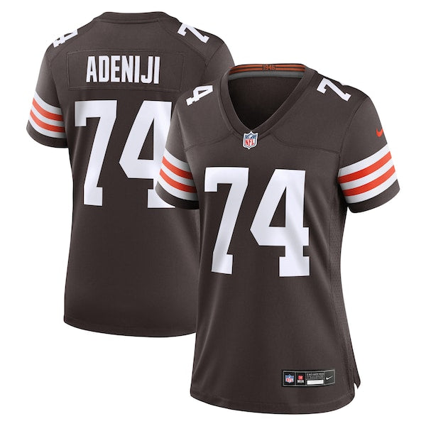 Hakeem Adeniji Cleveland Browns Nike Women's Game Jersey - Brown