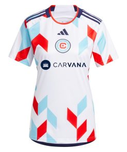 Alternative view of Chicago Fire adidas Women's 2024 A Kit For All Replica Custom Jersey?¨C White