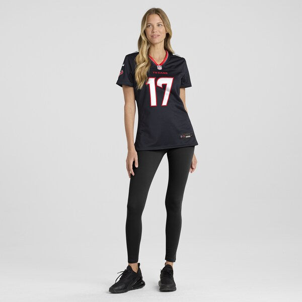 Braxton Berrios Houston Texans Nike Women's Team Game Jersey - Navy - Image 4
