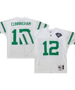 Alternative view of Randall Cunningham Philadelphia Eagles 1994 Authentic Throwback Retired Player Jersey - White