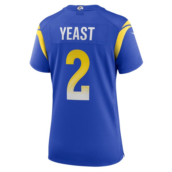 Russ Yeast Los Angeles Rams Nike Women's Home Game Jersey - Royal - Image 3