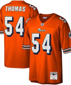 Zach Thomas Miami Dolphins Legacy Replica Jersey - Orange/Aqua/White