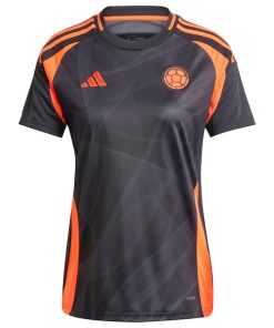 Alternative view of Colombia National Team adidas Women's 2024 Away Replica Jersey - Black