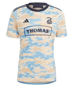 Alternative view of Philadelphia Union adidas 2024 For Philly Replica Jersey - Tan