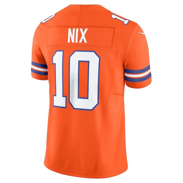 Bo Nix Denver Broncos Nike Vapor F.U.S.E. Limited Jersey - Orange - Image 3