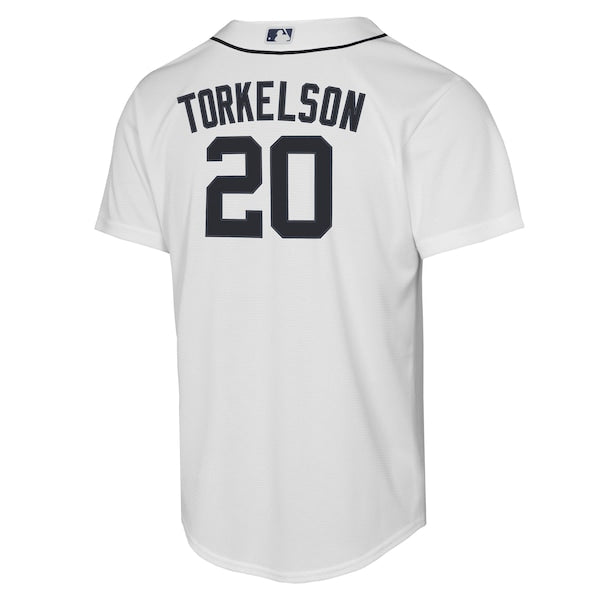 Spencer Torkelson Detroit Tigers Nike Youth Home Replica Player Jersey - White - Image 3