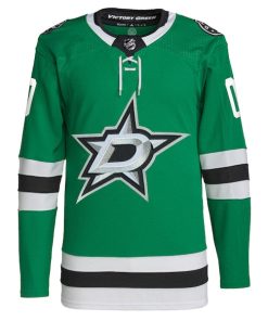 Alternative view of Dallas Stars adidas  Home  Primegreen Authentic Custom Jersey - Green