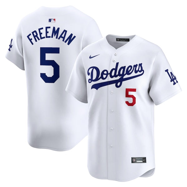 Freddie Freeman Los Angeles Dodgers Nike Home Limited Player Jersey - White/Gray - Image 2
