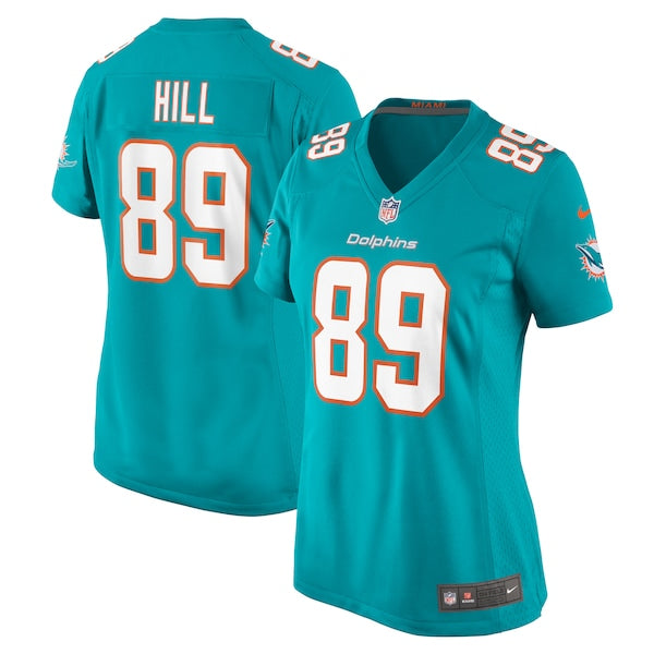 Julian Hill Miami Dolphins Nike Women's Game Jersey - Aqua