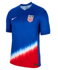 Alternative view of USMNT Nike Youth 2024 Away Replica Jersey - Blue