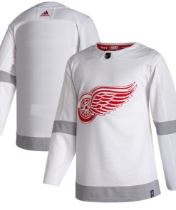 Detroit Red Wings adidas 2020/21 Reverse Retro Authentic Jersey - White