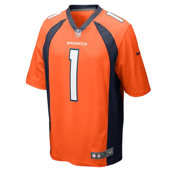 Number 1 Dad Denver Broncos Nike Game Jersey - Orange - Image 2