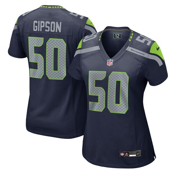 Trevis Gipson Seattle Seahawks Nike Women's Team Game Jersey - College Navy - Image 2