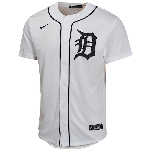 Riley Greene Detroit Tigers Nike Youth Home Game Player Jersey - White - Image 2