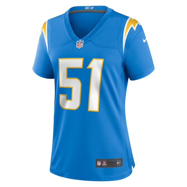 Sebastian Joseph-Day Los Angeles Chargers Nike Women's Game Player Jersey - Powder Blue - Image 2