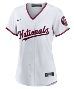 Alternative view of CJ Abrams Washington Nationals Nike Women's Home Replica Player Jersey - White