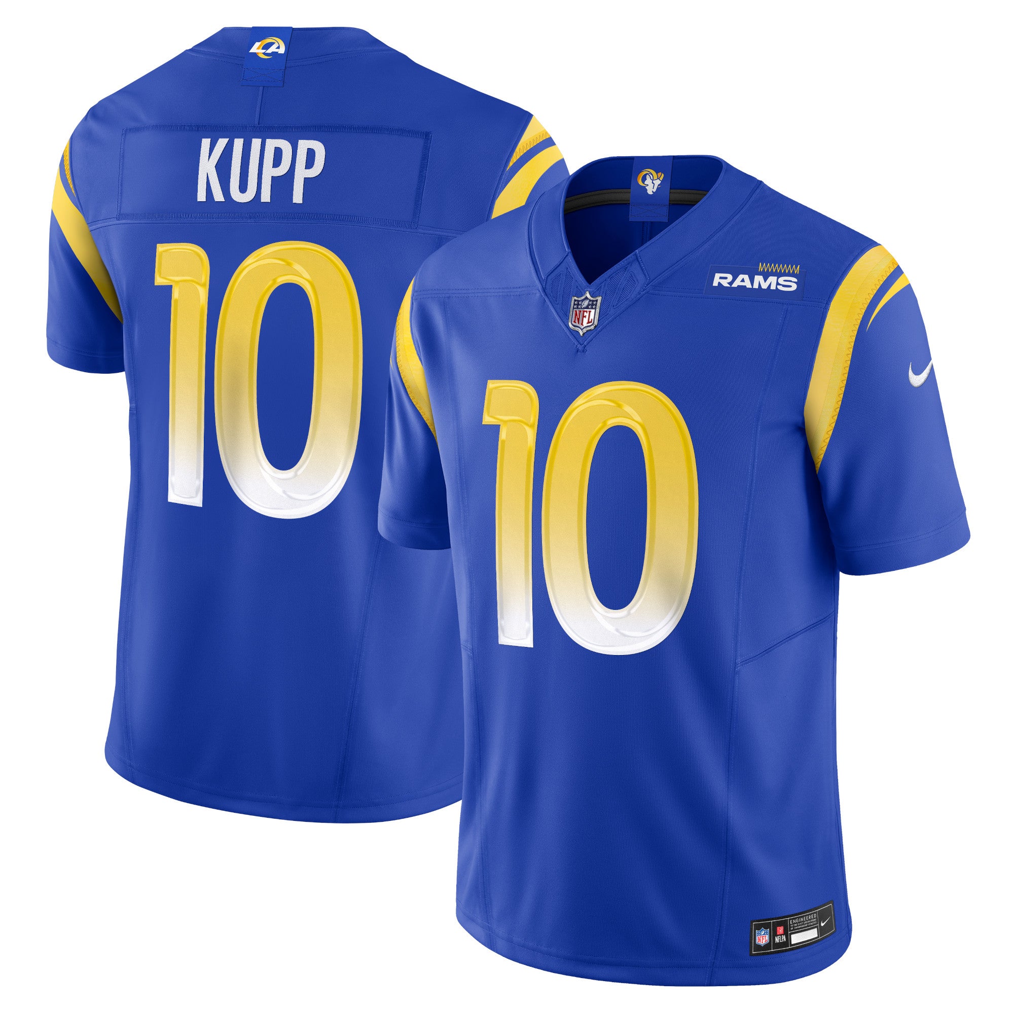 Cooper Kupp Los Angeles Rams Nike Vapor F.U.S.E. Limited Jersey - White/Royal - Image 5