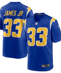 Alternative view of Derwin James Los Angeles Chargers Nike 2nd Alternate Game Jersey - Royal/Navy/White