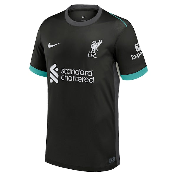 Mohamed Salah Liverpool Nike 2024/25 Away Replica Jersey - Forest Green - Image 3