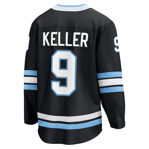Clayton Keller Utah Hockey Club Breakaway Player Jersey - Black/White - Image 4