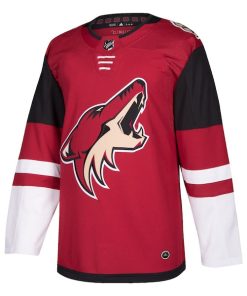 Alternative view of Arizona Coyotes adidas Home Authentic Blank Jersey - Maroon