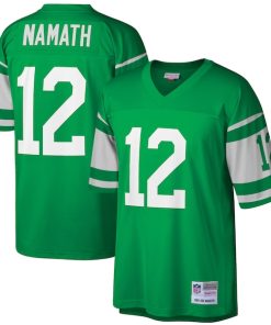 Joe Namath New York Jets Big & Tall 1968 Retired Player Replica Jersey - Green