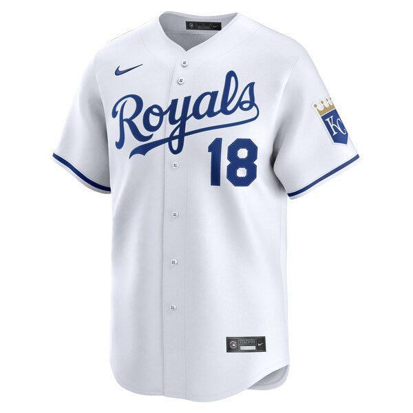 Mike Yastrzemski Kansas City Royals Nike Home Limited Player Jersey - White - Image 2