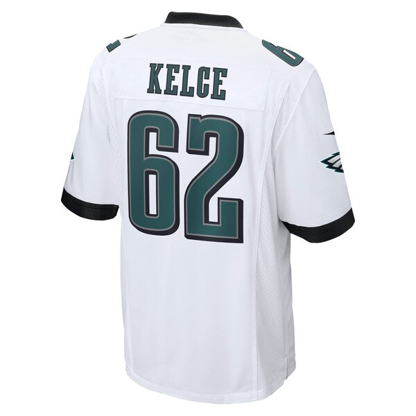 Jason Kelce Philadelphia Eagles Nike Game Jersey - White/Black - Image 4