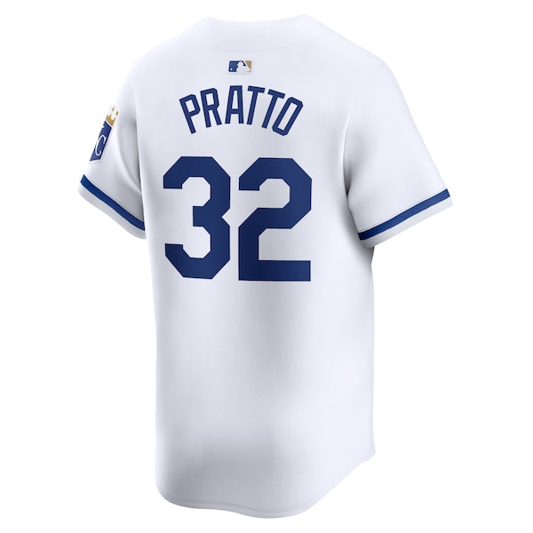 Nick Pratto Kansas City Royals Nike Home Limited Player Jersey - White - Image 3
