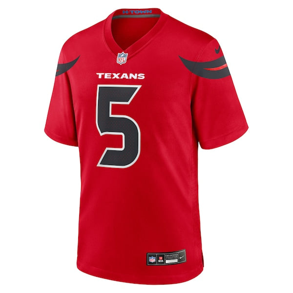 Jalen Pitre Houston Texans Nike Alternate Game Jersey - Red/Navy/White - Image 3