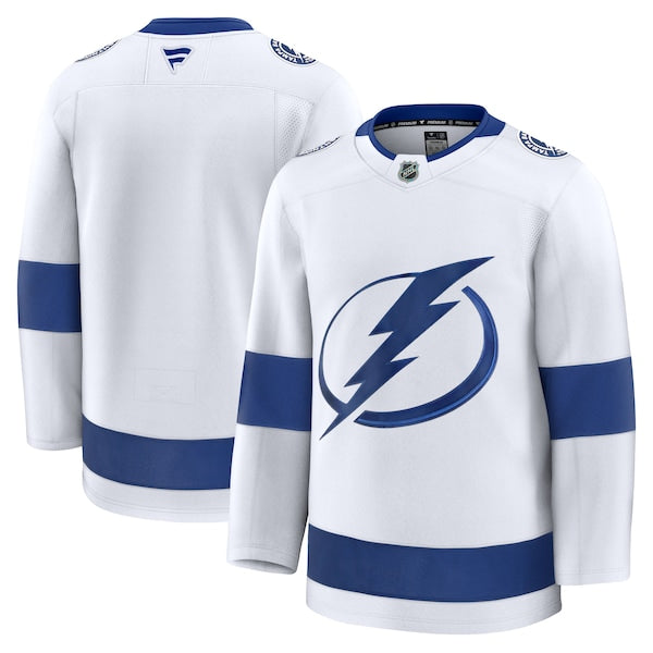 Tampa Bay Lightning Away Premium Jersey - White/Blue/Black - Image 2
