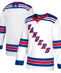 New York Rangers adidas Away Authentic Blank Jersey - White