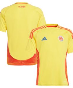 Colombia National Team adidas Youth 2024 Home Replica Jersey - Yellow