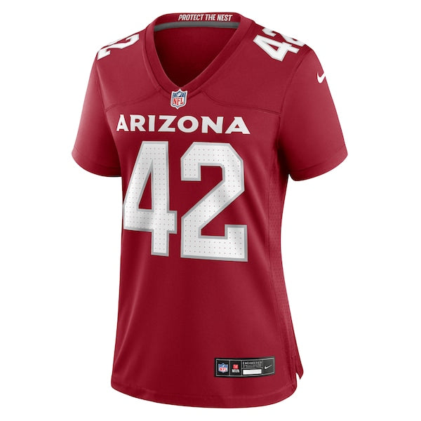 K'Von Wallace Arizona Cardinals Nike Women's Team Game Jersey - Cardinal - Image 2
