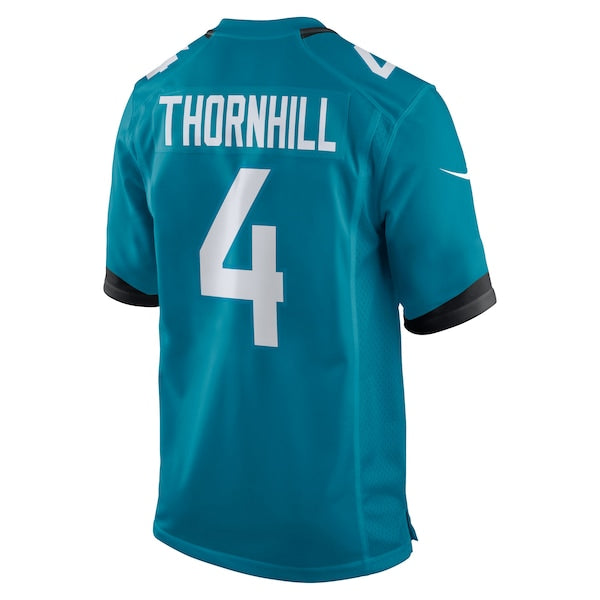 Juan Thornhill Jacksonville Jaguars Nike Team Game Jersey - Teal - Image 3