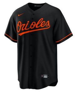 Alternative view of Adley Rutschman Baltimore Orioles Nike Alternate Replica Player Jersey - Black