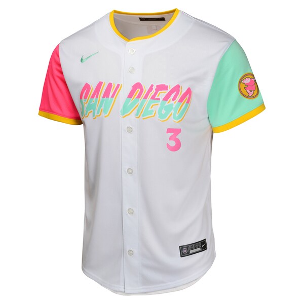 Jackson Merrill San Diego Padres Nike Youth City Connect Limited Jersey - White - Image 2