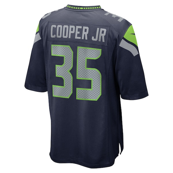 Ryan Cooper Jr. Seattle Seahawks Nike Team Game Jersey - College Navy - Image 3